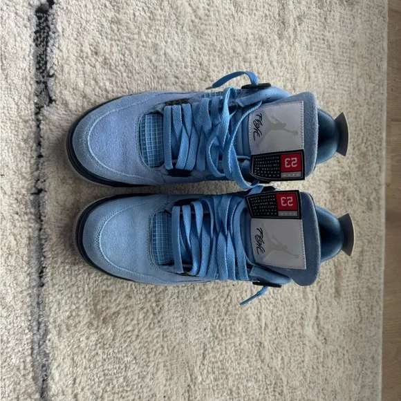 Jordan Men's Athletic Shoes in Blue and Black